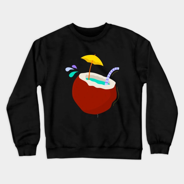 Coconut Crewneck Sweatshirt by fromherotozero